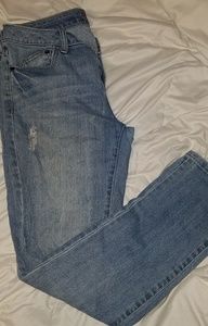 Light wash jeans